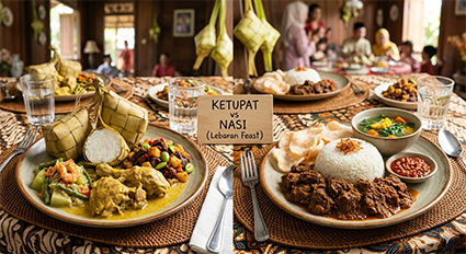 ketupat vs nasi